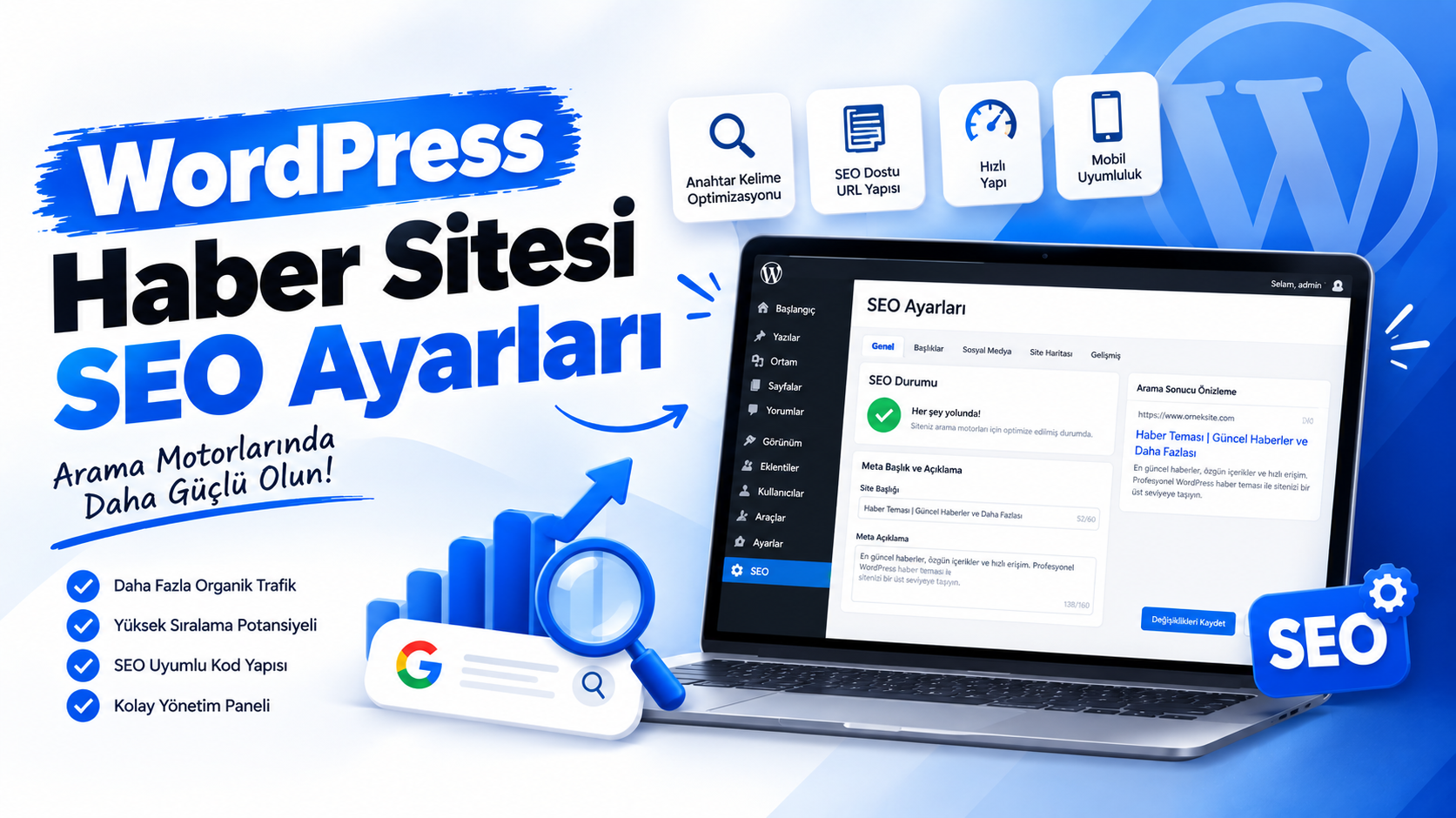 WordPress Haber Sitesi SEO Ayarları