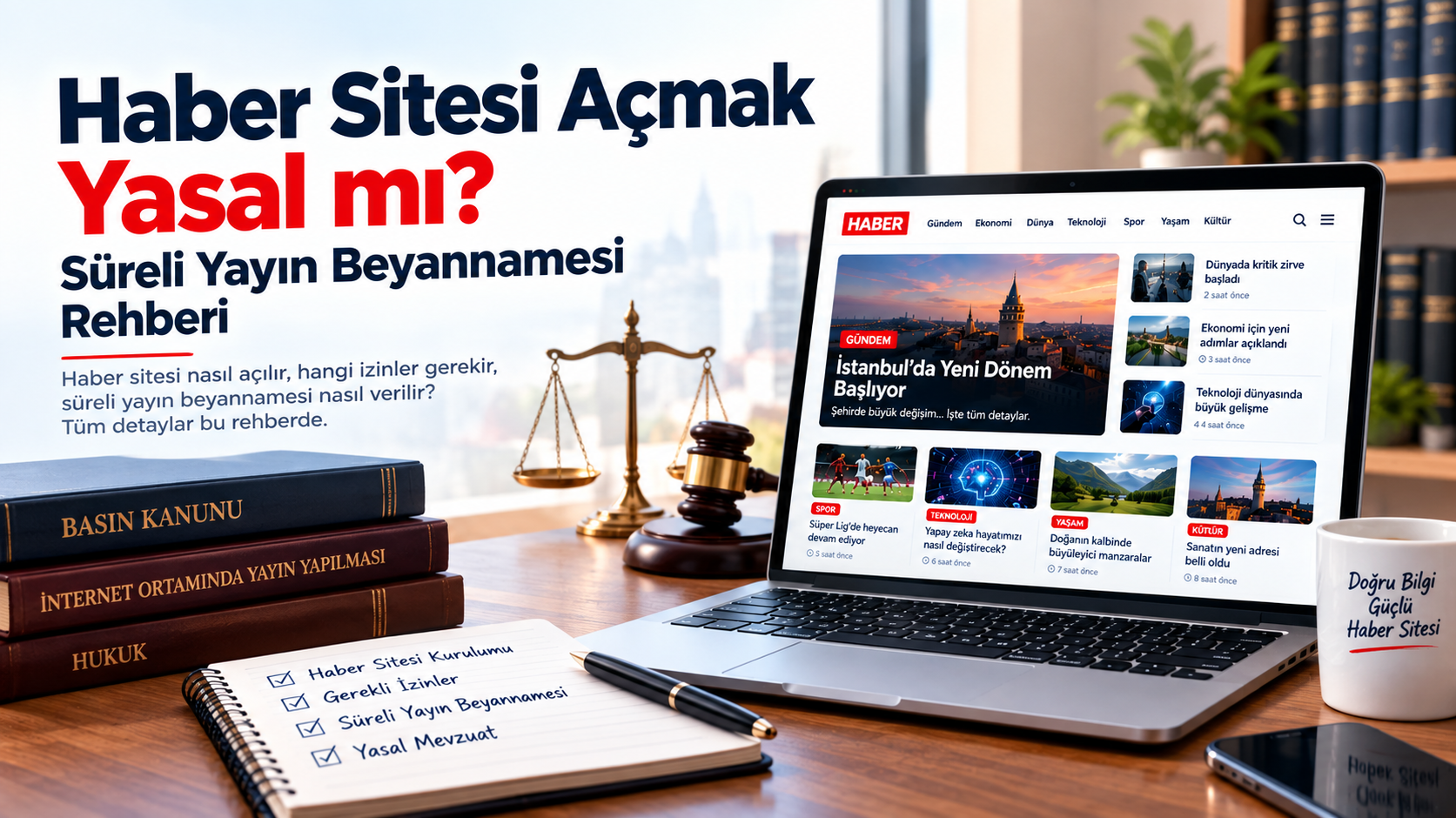 Haber Sitesi Açmak Yasal mı? Süreli Yayın Beyannamesi Rehberi