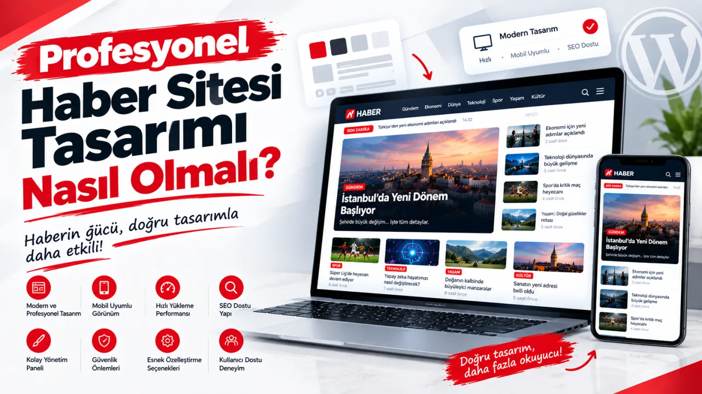 Profesyonel Haber Sitesi Tasarımı Nasıl Olmalı? Kapsamlı Rehber