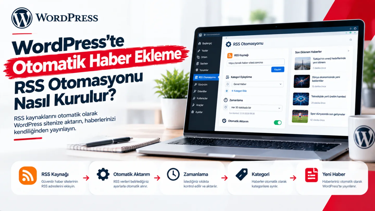 WordPress'te Otomatik Haber Ekleme: RSS Otomasyonu Nasıl Kurulur?