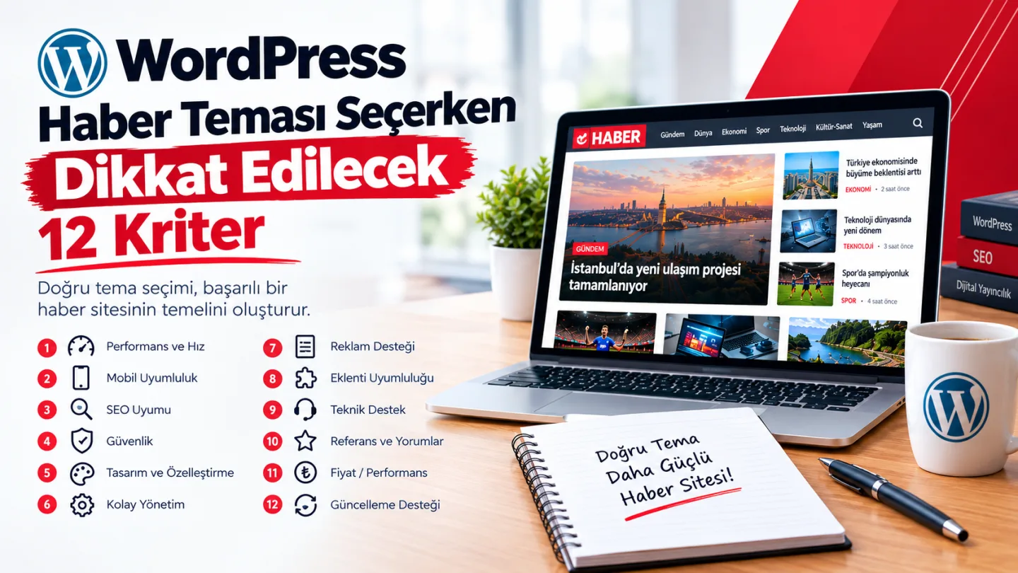 WordPress Haber Teması Seçerken Dikkat Edilecek 12 Kriter