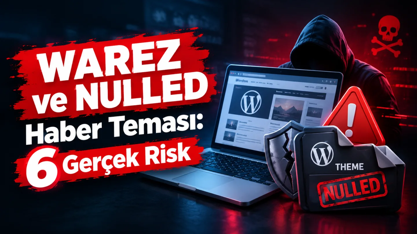 Warez ve Nulled Haber Teması: 6 Gerçek Risk