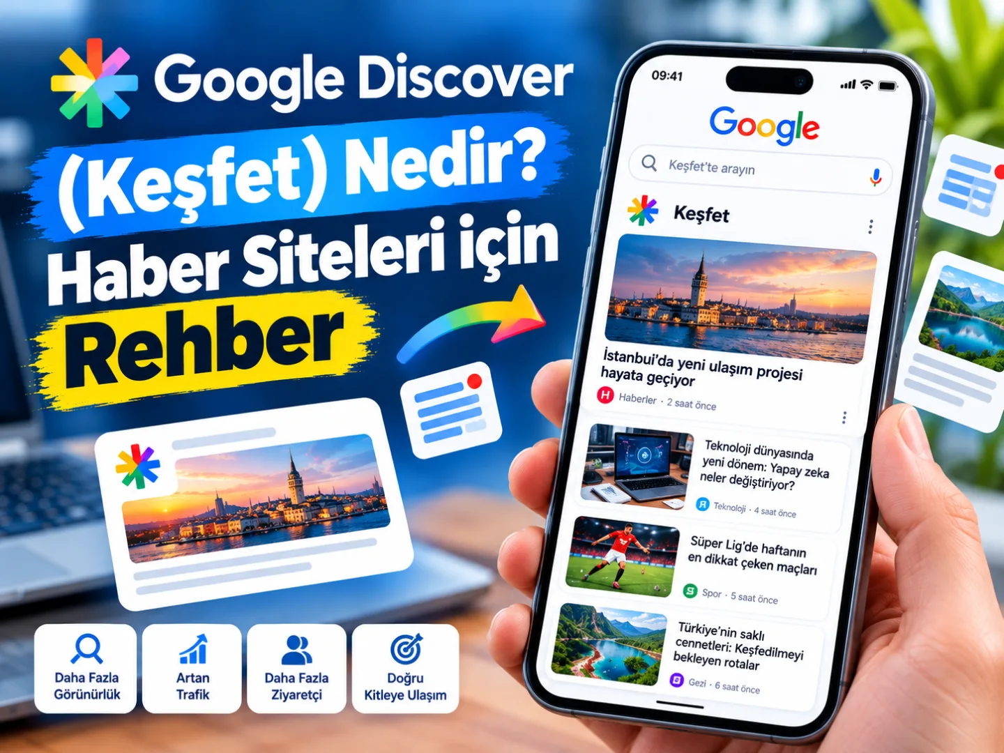 Google Discover (Keşfet) Nedir? Haber Siteleri İçin Rehber